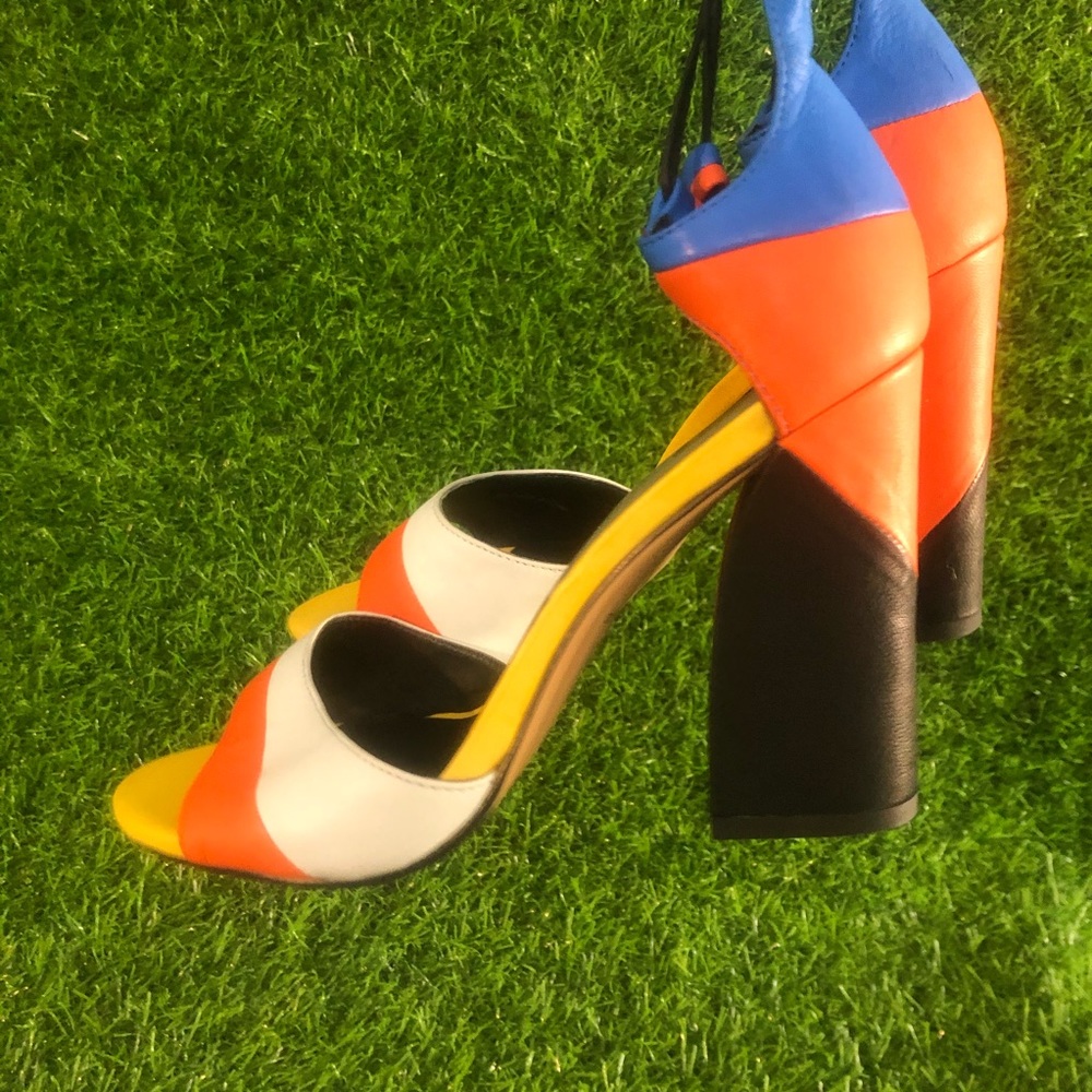 DOLCE VITA - Multi Colored Wrap Up Heel